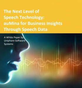 speech analytics hear voice customer uniphore